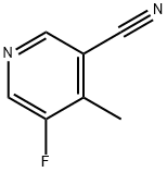 5-FLUORO-4-METHYLNICOTINONITRILE Struktur