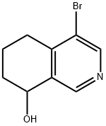 4-BROMO-5,6,7,8-TETRAHYDROISOQUINOLIN-8-OL Struktur