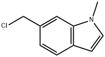 6-(CHLOROMETHYL)-1-METHYL-1H-INDOLE Struktur