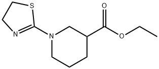 ethyl 1-(4,5-dihydro-1,3-thiazol-2-yl)piperidine-3-carboxylate hydrochloride Struktur