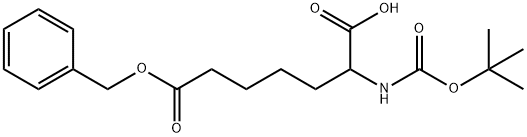 Boc-RS-2-Aminopimelic acid 7-(phenylmethyl) ester Struktur