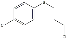 Benzene,1-chloro-4-[(3-chloropropyl)thio]- Struktur