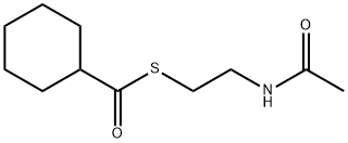 S-(2-Acetamidoethyl) cyclohexanecarbothioate Structure