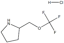 2-[(Trifluoromethoxy)methyl]pyrrolidine: hydrochloride Struktur