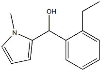 (2-ETHYLPHENYL)(1-METHYL-1H-PYRROL-2-YL)METHANOL Struktur