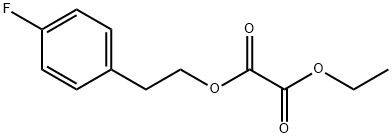 ETHYL 4-FLUOROPHENETHYL OXALATE Struktur