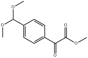 METHYL 2-(4-(DIMETHOXYMETHYL)PHENYL)-2-OXOACETATE Struktur