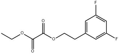 3,5-DIFLUOROPHENETHYL ETHYL OXALATE Struktur