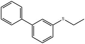 [1,1-BIPHENYL]-3-YL(ETHYL)SULFANE Struktur