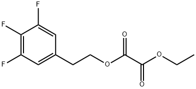 ETHYL 3,4,5-TRIFLUOROPHENETHYL OXALATE Struktur