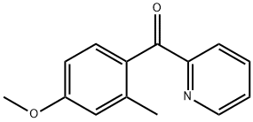 (4-METHOXY-2-METHYLPHENYL)(PYRIDIN-2-YL)METHANONE Struktur