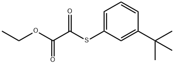 ETHYL 2-((3-(TERT-BUTYL)PHENYL)THIO)-2-OXOACETATE Struktur