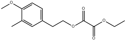 ETHYL 4-METHOXY-3-METHYLPHENETHYL OXALATE Struktur