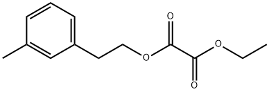 ETHYL 3-METHYLPHENETHYL OXALATE Struktur