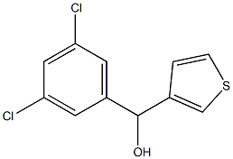 (3,5-DICHLOROPHENYL)(THIOPHEN-3-YL)METHANOL Struktur