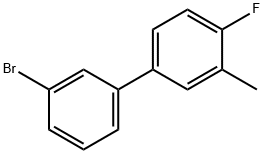 3-BROMO-4-FLUORO-3-METHYL-1,1-BIPHENYL Struktur