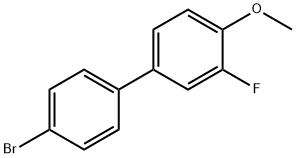 4-BROMO-3-FLUORO-4-METHOXY-1,1-BIPHENYL Struktur