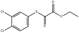 ETHYL 2-((3,4-DICHLOROPHENYL)THIO)-2-OXOACETATE Struktur