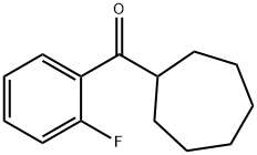 CYCLOHEPTYL(2-FLUOROPHENYL)METHANONE Struktur