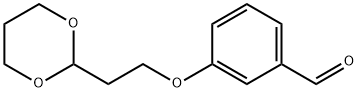 3-(2-(1,3-DIOXAN-2-YL)ETHOXY)BENZALDEHYDE Struktur