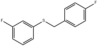 (4-FLUOROBENZYL)(3-FLUOROPHENYL)SULFANE Struktur