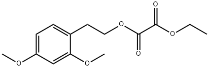 2,4-DIMETHOXYPHENETHYL ETHYL OXALATE Struktur