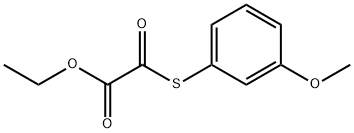 ETHYL 2-((3-METHOXYPHENYL)THIO)-2-OXOACETATE Struktur