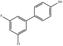 3-CHLORO-5-FLUORO-[1,1-BIPHENYL]-4-THIOL Struktur