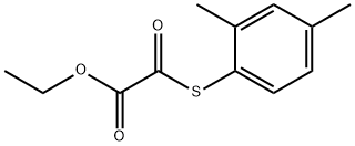 ETHYL 2-((2,4-DIMETHYLPHENYL)THIO)-2-OXOACETATE Struktur