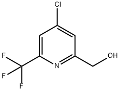 (4-CHLORO-6-(TRIFLUOROMETHYL)PYRIDIN-2-YL)METHANOL Struktur