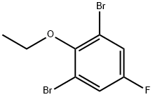 1,3-DIBROMO-2-ETHOXY-5-FLUOROBENZENE Struktur