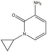 3-amino-1-cyclopropylpyridin-2-one Struktur