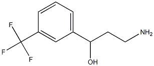 3-amino-1-[3-(trifluoromethyl)phenyl]propan-1-ol Structure