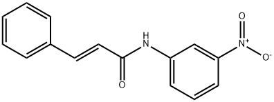 N-(3-nitrophenyl)-3-phenylacrylamide Struktur