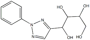 1,2,3,4-Butanetetrol,1-(2-phenyl-2H-1,2,3-triazol-4-yl)- Struktur