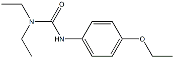 Urea, N'-(4-ethoxyphenyl)-N,N-diethyl- Struktur