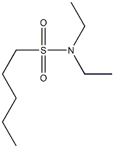 1-Pentanesulfonamide,N,N-diethyl- Struktur