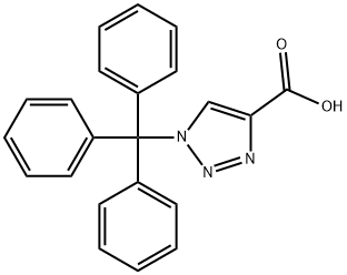 1-Trityl-1H-1,2,3-triazole-4-carboxylic acid Struktur