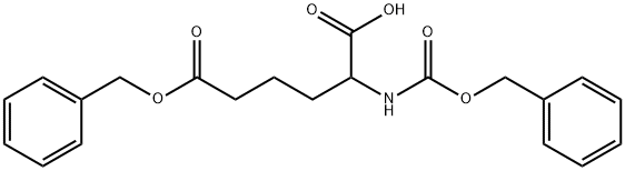 N-Cbz-RS-2-Aminoadipic acid 6-(phenylmethyl) ester Struktur