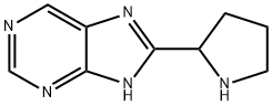 8-Pyrrolidin-2-yl-9H-purine Struktur