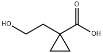 1-(2-HYDROXYETHYL)CYCLOPROPANECARBOXYLIC ACID Struktur