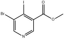 METHYL-5-BROMO-4-IODONICOTINIC ACID Struktur