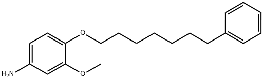 Benzenamine,3-methoxy-4-[(7-phenylheptyl)oxy]- Struktur