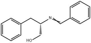 (S)-2-(BENZYLIDENEAMINO)-3-PHENYLPROPAN-1-OL Struktur