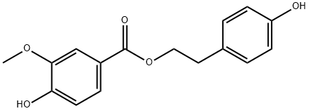 p-Hydroxyphenethyl vanillate Struktur