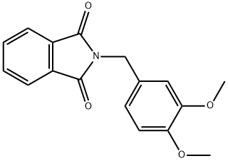 2-(3,4-Dimethoxy-benzyl)-isoindole-1,3-dione Struktur