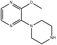 2-methoxy-3-(piperazin-1-yl)pyrazine Struktur