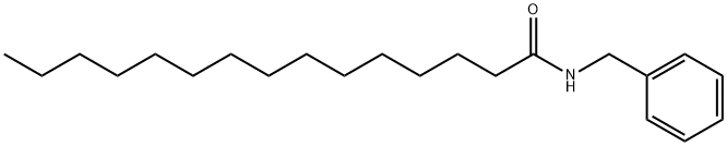 N-benzylpentadecanamide Struktur