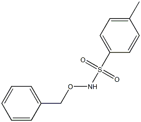 Benzenesulfonamide, 4-methyl-N-(phenylmethoxy)- Struktur