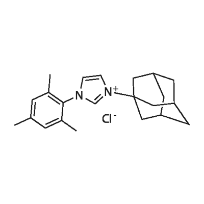 1-(2,4,6-Trimethylphenyl)-3-(adamantyl)imidazolium chloride Struktur